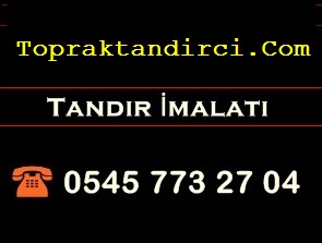  İzmir Toprak Tandırcı Tandır İmalatı