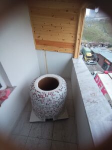 Tandırcı samet usta balkon teras tandır